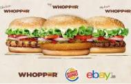 Burger King Aims to Sell Whoppers in India — on eBay