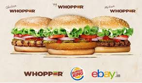 Burger King Aims to Sell Whoppers in India — on eBay