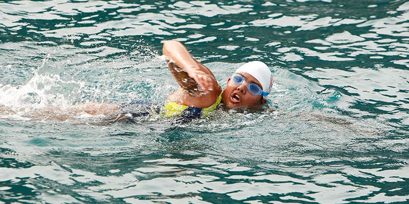 Bhakti Sharma sets swimming record in Antarctic Ocean