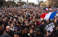 Paris anti-terror rally: all religions, ages and nations in massive show of unity