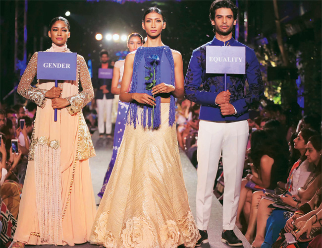 Lakme Fashion Week 2015: Painting the ramp blue