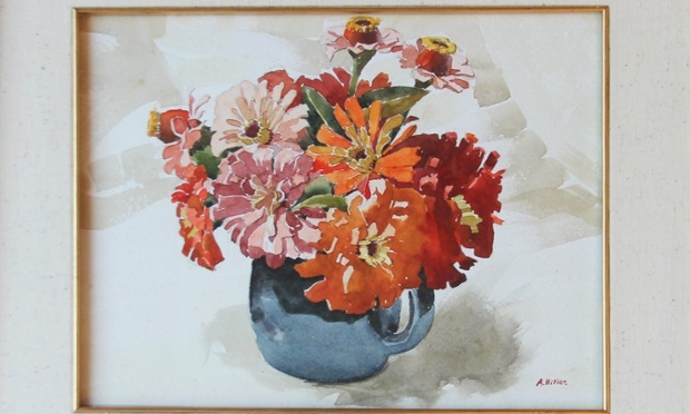 Painting by Hitler goes to auction