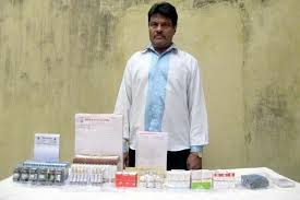 Quack selling fake drug at Rs6,000 per bottle arrested