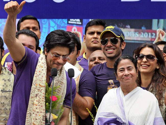 Mamata Banerjee praises KKR, Shah Rukh for opening win in IPL 8