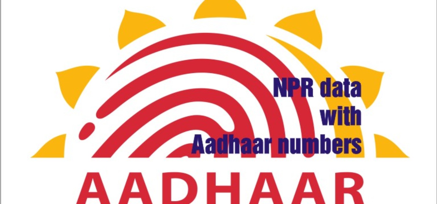 Govt linking NPR data with Aadhaar numbers