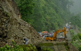 Gurung on landslide damage