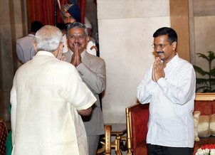 PM wishes Delhi CM Arvind Kejriwal on birthday