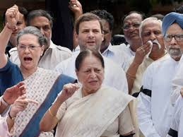 Disruptions in Parliament: Govt blames Sonia, Rahul
