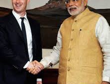 Dressed in dark suit, Facebook’s Mark Zuckerberg meets PM Modi