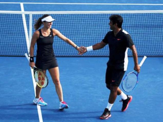 Paes-Hingis win US Open mixed doubles title