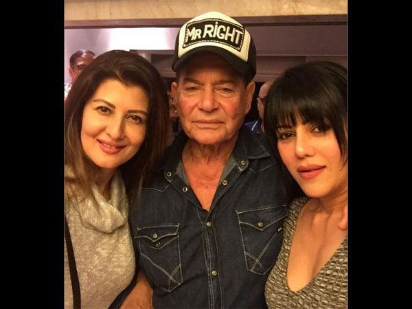 Salman Celebrates Dad Salim Khan’s 80th B’day, With Ex Girlfriend & Other Celebs!