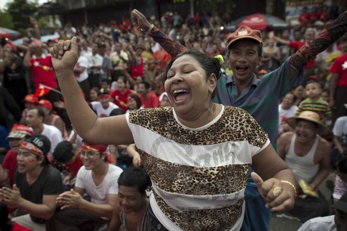 Myanmar elections: Aung San Suu Kyi’s National League for Democracy on track for landslide election victory