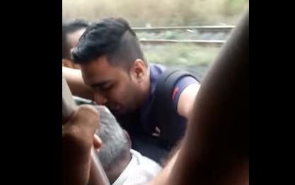 Caught on camera: Mumbai youth dies after falling from crowded local train