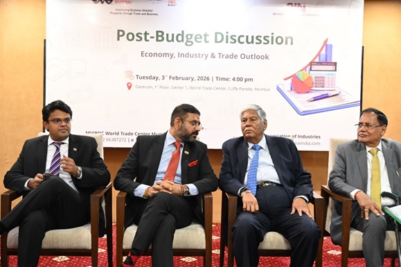 WTC Mumbai Hosts Post-Budget 2026–27 Discussion on MSMEs, Trade and India’s Growth Roadmap