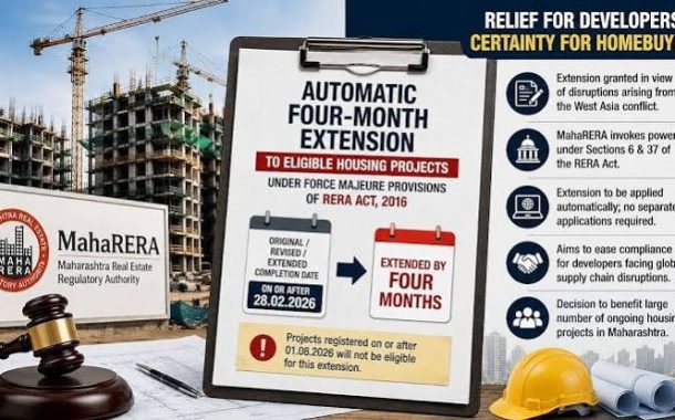 RealNewsOfIndia Daily Article — Four Months, One Order: MahaRERA Invokes Force Majeure and Resets Housing Deadlines Across Maharashtra — 12 August 2026