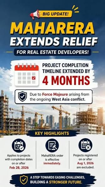 War, Force Majeure and a Four-Month Clock: Inside MahaRERA’s Blanket Extension and What It Really Means for Homebuyers