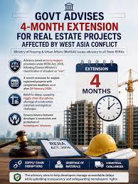 Housing Ministry advisory spares developers from filing individual extension applications; homebuyers’ interests to be protected through orderly execution
