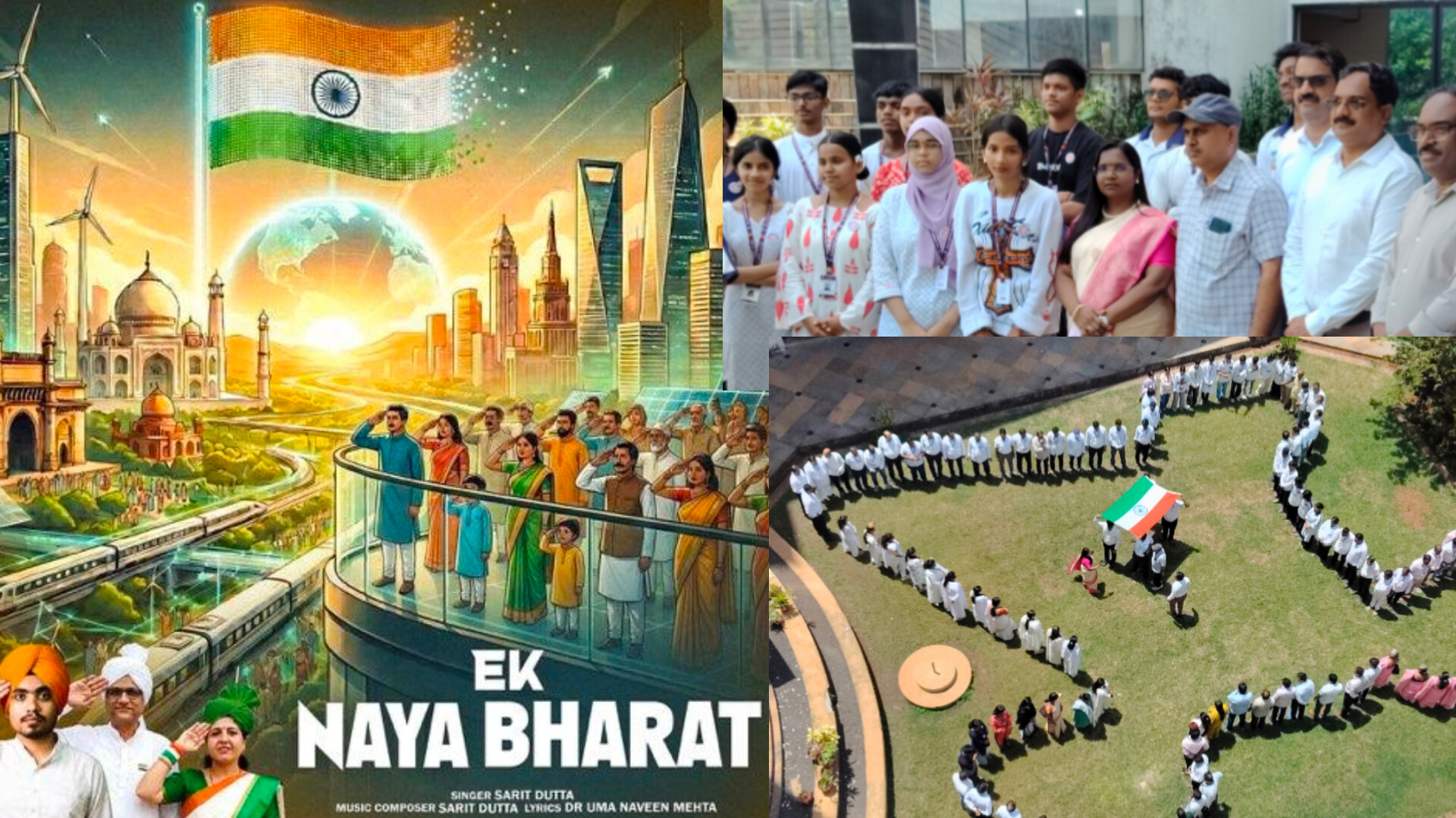 A Giant Human Formation Sends a Powerful Message of ‘Viksit Bharat’ from Andheri